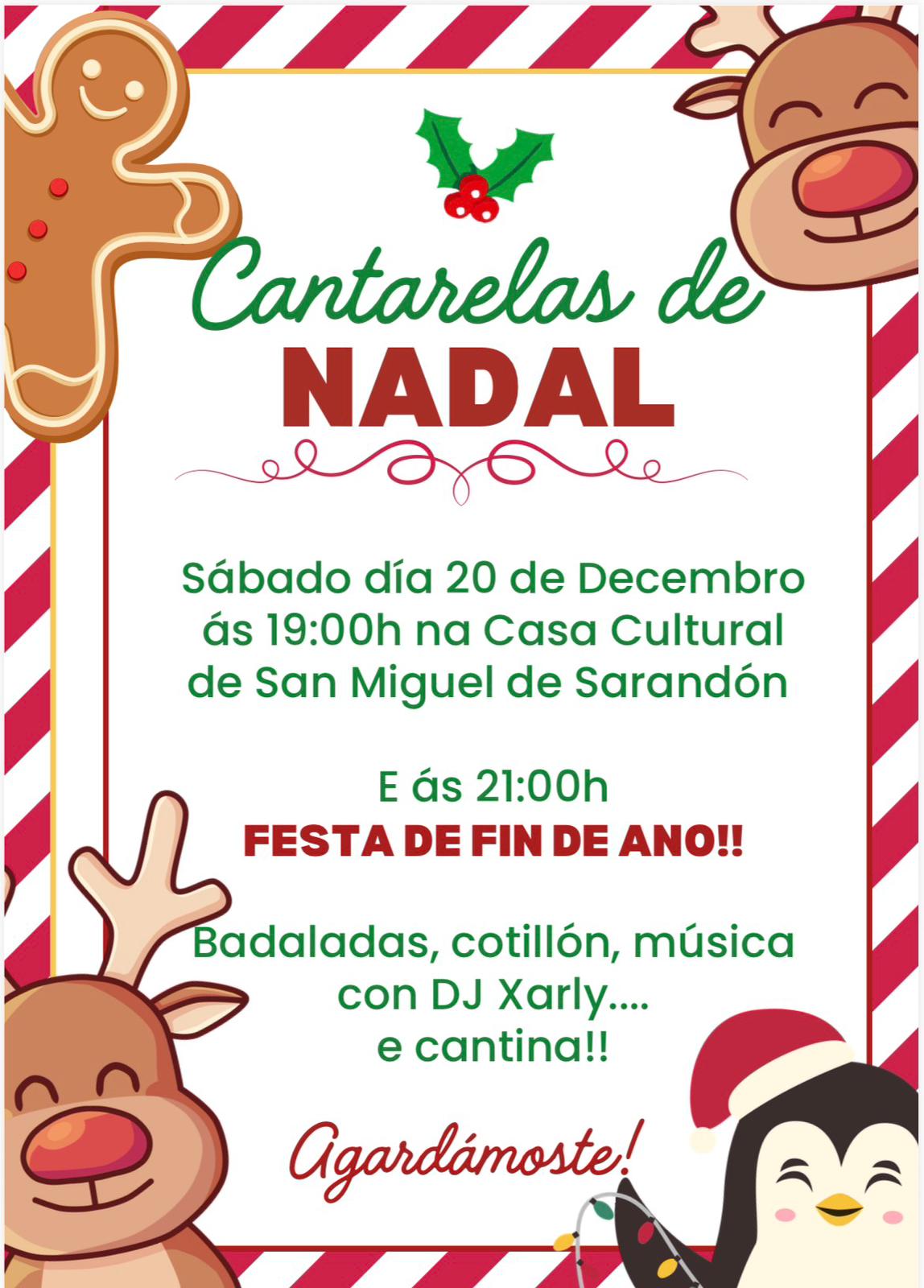 Poster do Cantarelas 2025